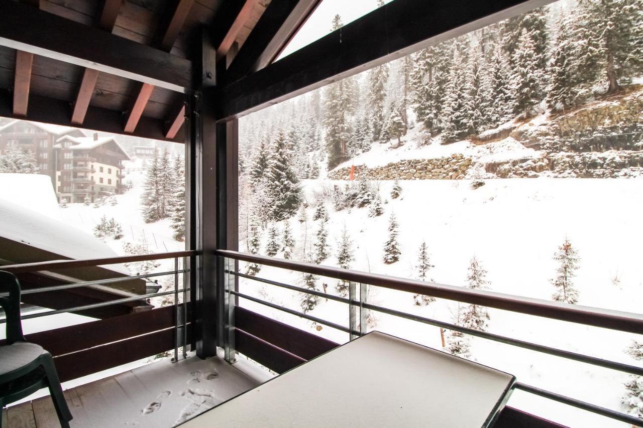Les Terrasses D'Eos, 1-Bed Apartment With Fireplace, Ski In, Ski Out Флен Экстерьер фото