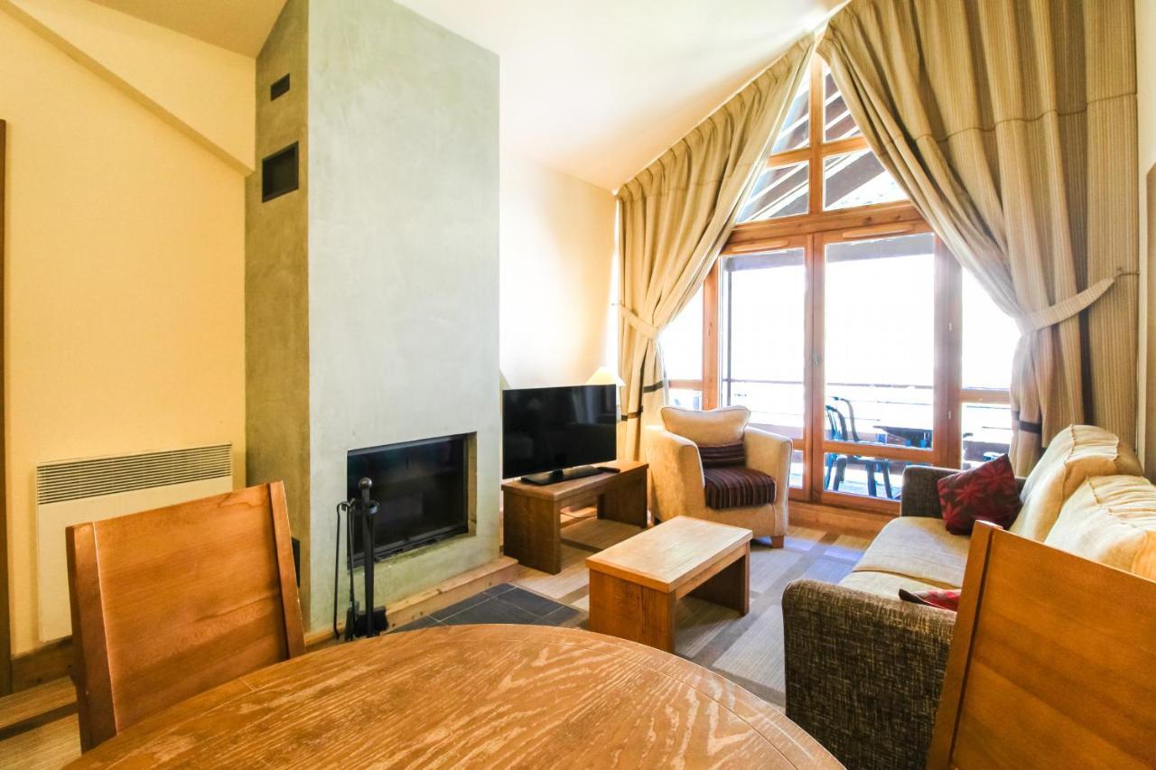 Les Terrasses D'Eos, 1-Bed Apartment With Fireplace, Ski In, Ski Out Флен Экстерьер фото